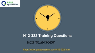 2021 HCIP-WLAN POEW H12-322 Training Questions