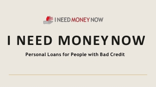 Personal Loan for Poor Credit Score – I Need Money Now