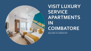 Visit Luxury Service Apartments in Coimbatore