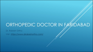 Arthroscopic surgeon in faridabad