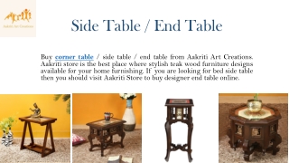 End Side Table Online