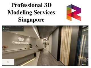 Professional 3D Modeling Services Singapore