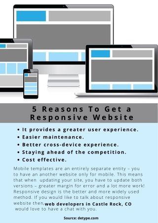 5 Reasons To Get a Responsive Website