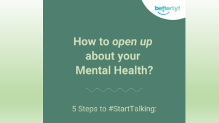 How to Open up About Your Mental Health