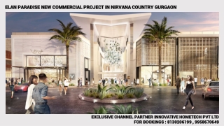 Elan Paradise Nirvana Country 9958670649 Sector 50 Gurgaon Upcoming Project