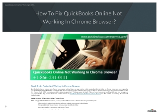 QuickBooks Online Not Working In Chrome Browser
