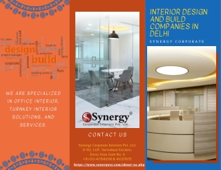 Best Interior Design And Build Companies In Delhi