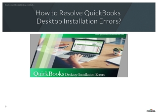 How to Fix QuickBooks Desktop Installation Errors