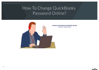 Change QuickBooks Password Online