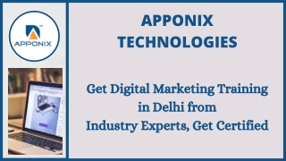 DIGITAL MARKETING TRAINING IN DELHI