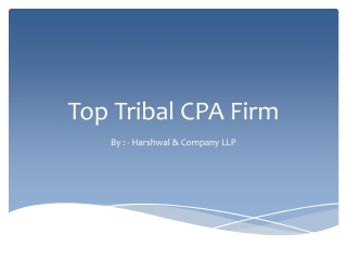 Tribal CPA & Accounting Firm for Tribal Government – HCLLP