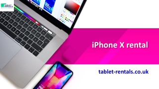 Best iPhone X rental