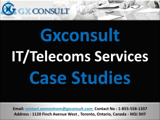 Gxconsult - Financial - Services - Case Studies