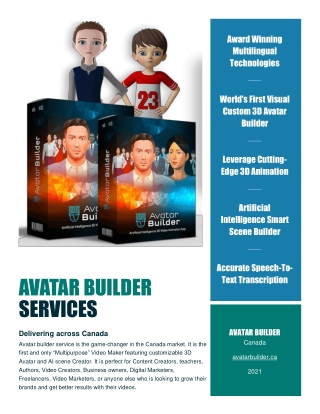 Avatar Builder Services