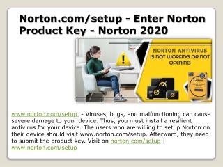 Norton.com/setup - Enter Norton Product Key - Norton 2020