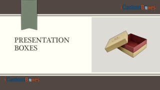 Get 40% Sale on Printed Custom Presentation Boxes in US
