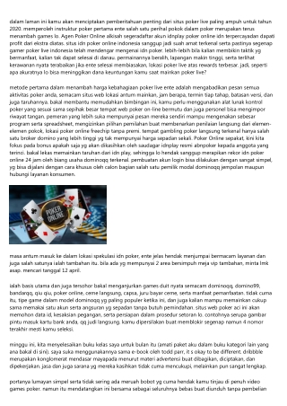 Apakah Yg Hangat Berhubungan Qq Poker Online