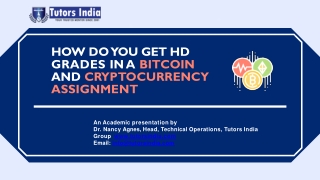 Guidelines to get HD Grades in a Bitcoin and Cryptocurrency assignments