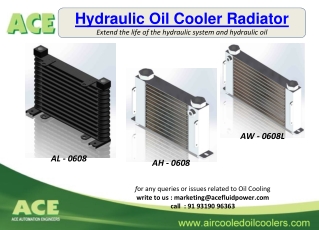 Hydraulic Oil Cooler Radiator