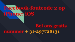 Facebook-foutcode 2 op iPhone: iOS