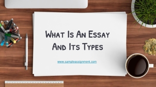 What Is An Essay And Its Types