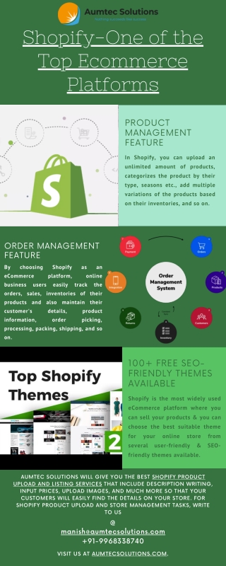 Shopify one of the top ecommerce platforms