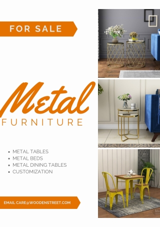 Buy Metal Furniture Online in India