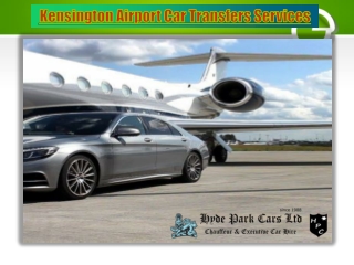 Kensington Airport Car Transfers Services