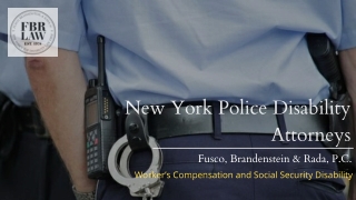 New York Police Disability Attorneys
