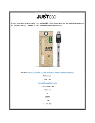 Vape Cartridge | Justcbdstore.com