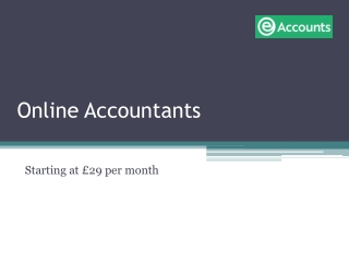 Online Accountants | Starting at £29 per month