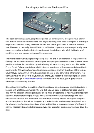 RepairingAppleProductsTheProperWay