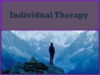 Individual Therapy