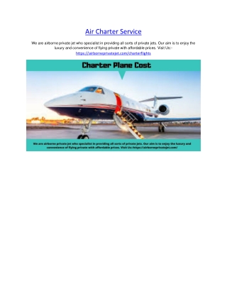 air charter service