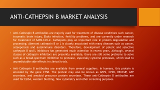 ANTI-CATHEPSIN B MARKET ANALYSIS