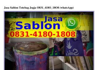 Jasa Sablon Totebag Jogja Ô831-418Ô-18Ô8(WA)