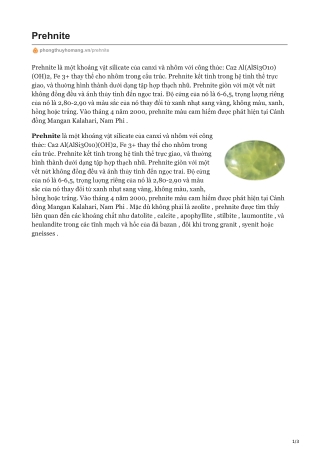 Prehnite