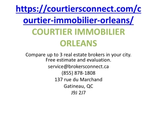 COURTIER IMMOBILIER ORLEANS