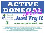 Donegal Sports Partnership Active Donegal