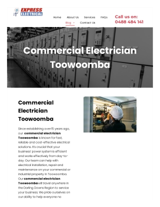 Commercial Electrician Toowoomba