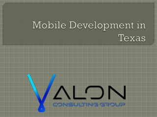 Mobile Development in Texas - Mobile Development in Southern Texas