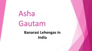 Banarasi Lehengas in India