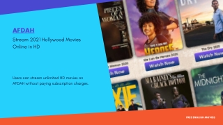 Watch Hollywood 2021 Movies in HD | Afdah Movies
