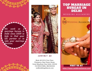 Top Marriage Bureau in Delhi