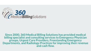 Florida Emergency Physicians Billing Services - 360 Medical Billing Solutions