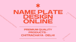 Are You Looking Customized Wooden Name Plate?