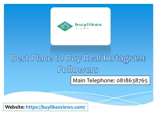Best Place to Buy Real Instagram Followers