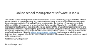 INDIA’s BEST SCHOOL ERP