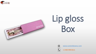 Lip gloss box with best printing designs