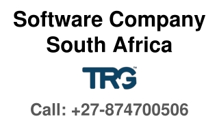 Software Company South Africa